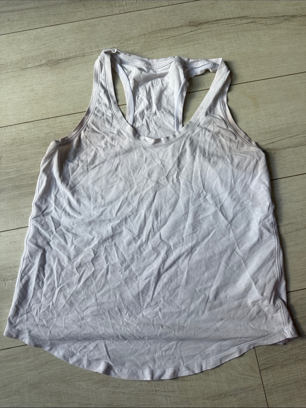 Lululemon Women's White Racerback Tank Top